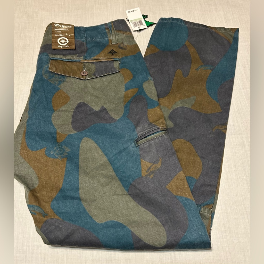 Nwt. Lr Geans Camouflage Cargo Pants